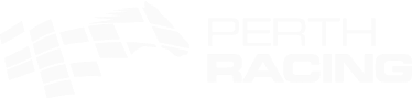 Perth Racing Logo White
